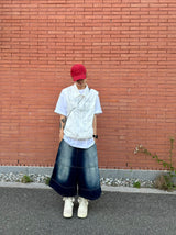 Trucker nylon collar vest 2C