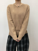 [Basic Item] ソフトラウンドベーシックニット (8c)