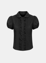 Arelia Frill Button Blouse