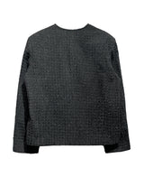Proi Denim Tweed Round Jacket