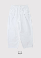 Dian Flap Pocket Cotton Balloon Wide Pants (2color)