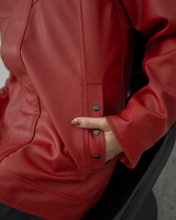 Vintage Synthetic Leather Jacket