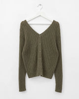 Double Ribbed Two-Way Cardigan (4color)