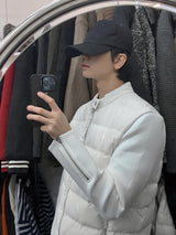 [Duck Down] ASCLOマッスルフィットパッドバイカージャケット (2color)