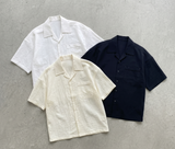 Boxy Embossed Layering Shirt