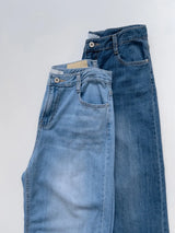 225 Brushed Wide Denim Pants (2C)