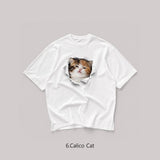 [A-T0302] アンニョンキャット半袖Tシャツ (6タイプ)