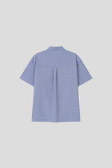 Lee Checekd Half Shirt