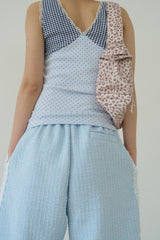 POPPY TWEED PANTS (BLUE)