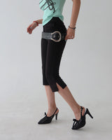 Capri leggings Slit Capri pants