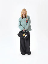13DE MARZO Pilot Bear Travel Bag Smal Black