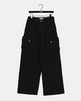 [MADE] Hauve Back Curve Cargo Pocket Wide Cotton Pants