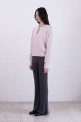 Classic slit Bootcut Pant (CHARCOAL)