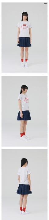 ITZ オフィシャルロゴTシャツ　ライトグレー