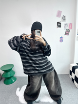 リベットスナップバルーンデニム🩵🤎🖤 - 3カラーズ, 2サイズ