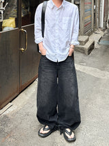 Summer string balloon denim