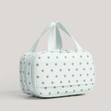 Green Mint Dot Travel Pouch Bag