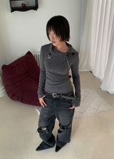 VINTAGE BLACK DENIM