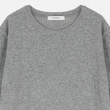 Short Sleeve Wool Knit Grey