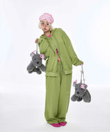 [Basic] Wing Pants Green