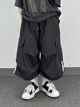 burger track cotton shorts