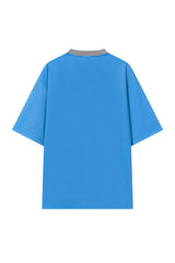 Contrast Double Collar Jersey Tee