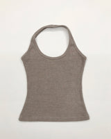 Halter Neck Tank Top (4color)