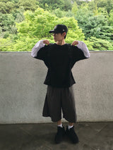 Roin Rivet Nylon Bermuda Pants 3C