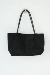 suede big tote bag