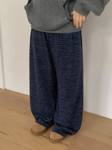 プーホ バンディングストライプ ストレートパンツ