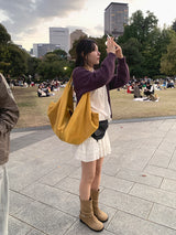 SUEDE BAGUETTE BAG (2C)