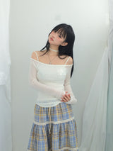 The Flower Lettering Slim Top