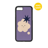 【MADE】シェイププレイ!_コットンラベンダーiPhoneケース [グロッシーグラス/Magsafe]
