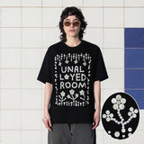 ボタンロゴTシャツ / BLACK