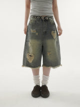Skurd heart bermuda pants -2C