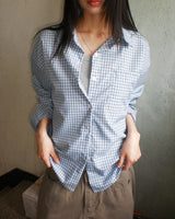 Linen Regular Checkered Shirt