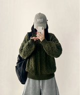 Sewing Dotom Balloon Fit Round Knit