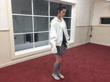 アカデミーフードカーディガン (White)