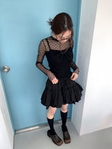 DOT SEE-THROUGH T-SHIRTS
