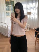 アーロンシャリング半袖Tシャツ(3 colors)