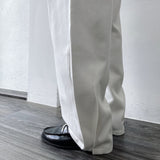 Double Pleat Full-Length Pants