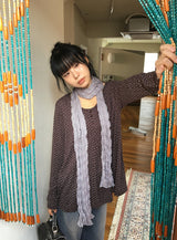 26SS★ [BAONHAUS] Latte Flower Over Long Sleeve Tee