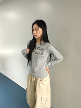 ステイヴィンテージヘンリーネック長袖Tシャツ (3c)