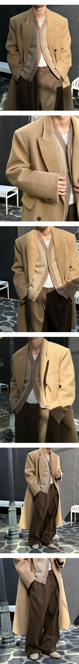 [F/W] Max double wool long coat(3color)