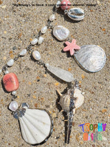 Natural Pearl Wind Chime Necklace