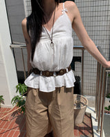 Ribbon blouse top