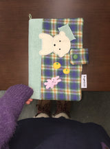 <Can’t escape my blanket> ブックカバー a6,a5