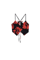 FLUTTER TOP / RED