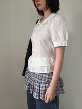 Le Petite Ruffle Blouse (3color)