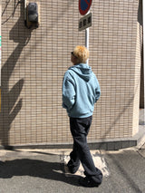 ダメージ フード ジップアップ